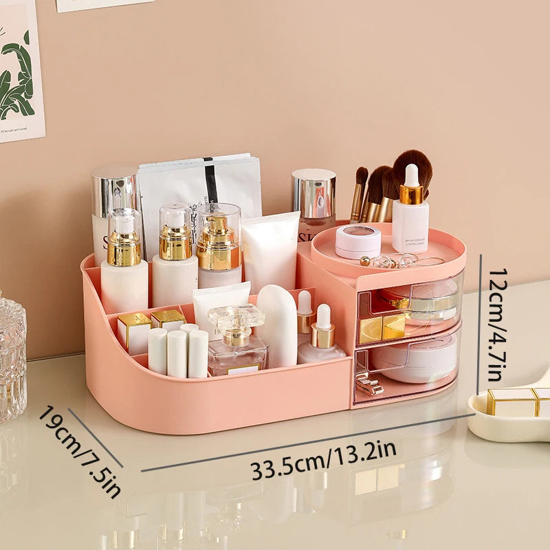Station de Rangement Maquillage - Élégance et Modulaire