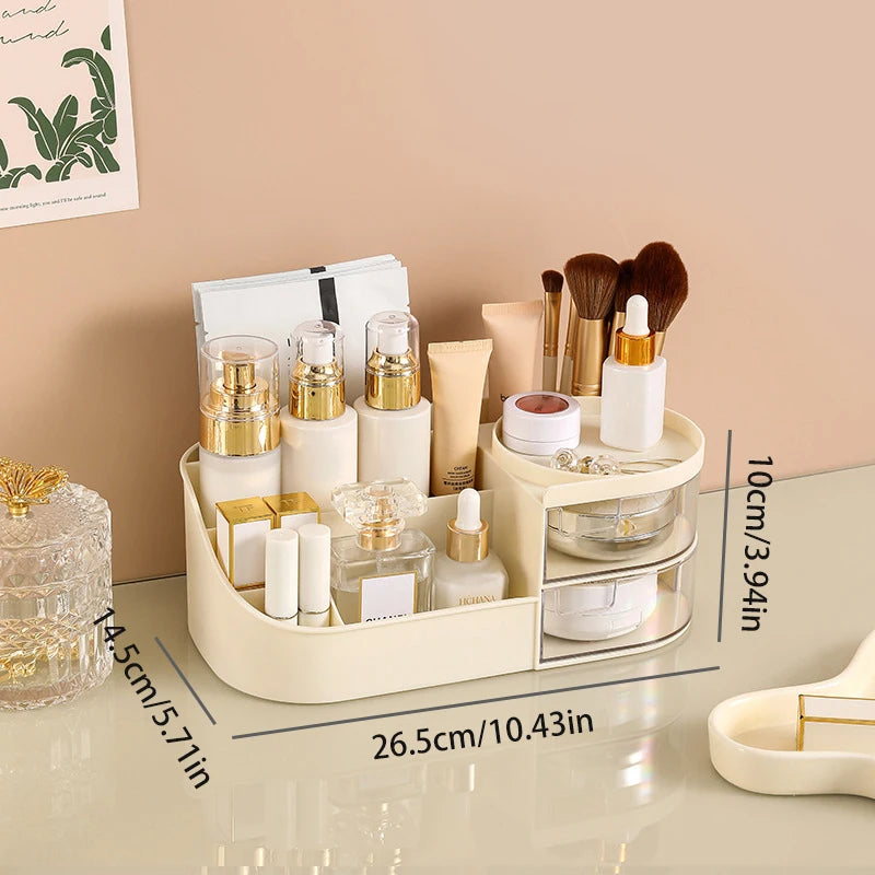 Station de Rangement Maquillage - Élégance et Modulaire