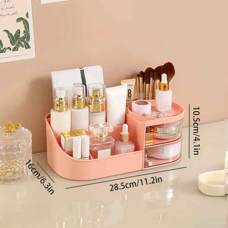 Station de Rangement Maquillage - Élégance et Modulaire