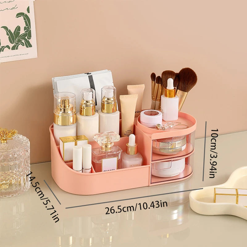 Station de Rangement Maquillage - Élégance et Modulaire