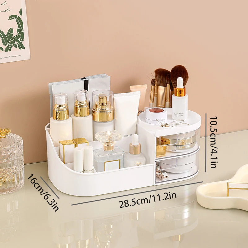Station de Rangement Maquillage - Élégance et Modulaire