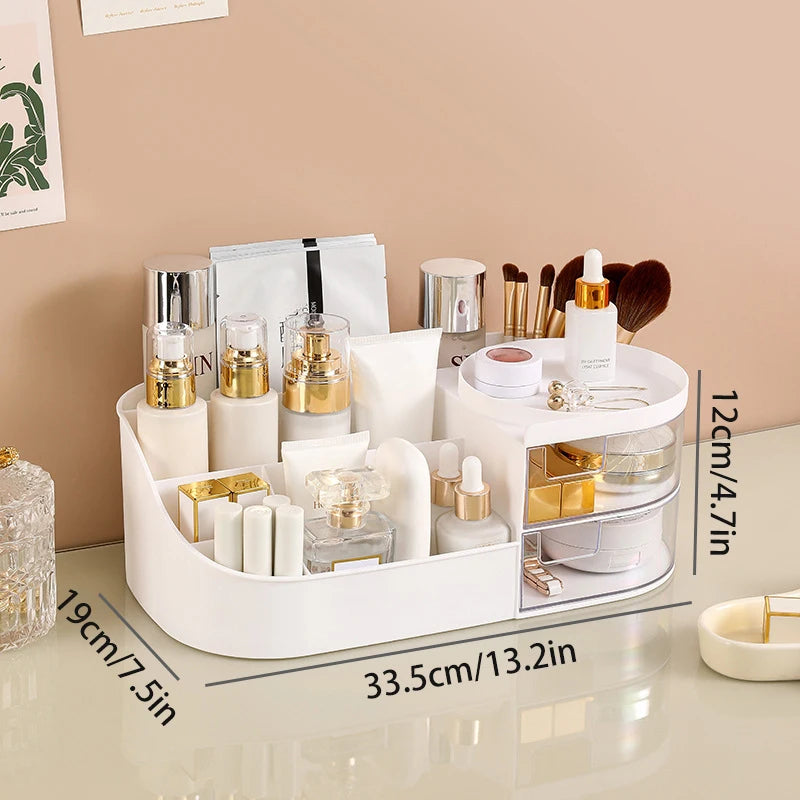 Station de Rangement Maquillage - Élégance et Modulaire