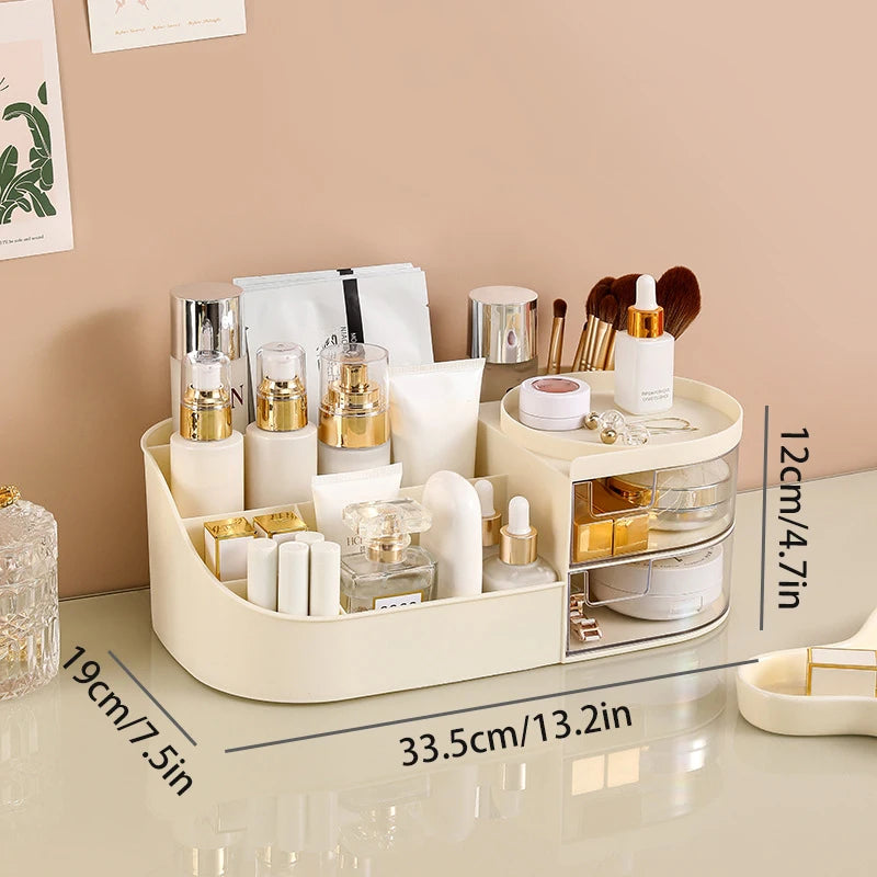 Station de Rangement Maquillage - Élégance et Modulaire