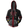 Hoodie - Anime Kingdom - Design 3D, coupe zippée, style streetwear haut de gamme