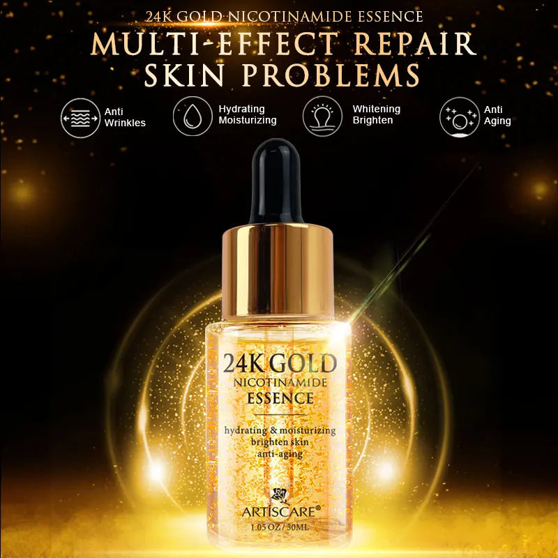 Coffret Éclat - Or 24k - Rituel complet hydratant et raffermissant (3 pièces)