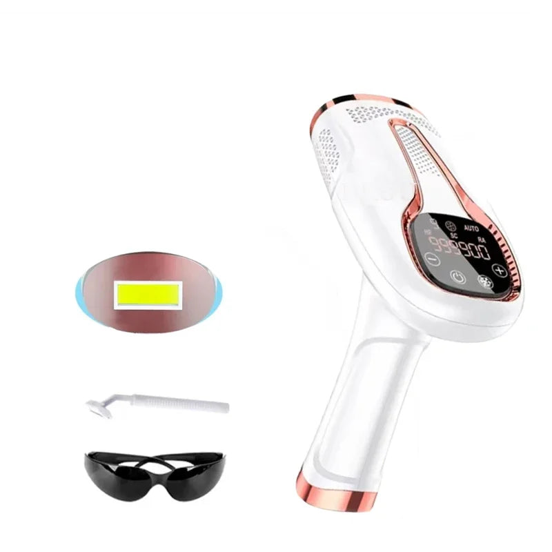 999999 Flashes IPL Laser Epilator for Women, Home Use Devices, Painless Electric Epilator for Bikini Hair Removal, Dropshipping