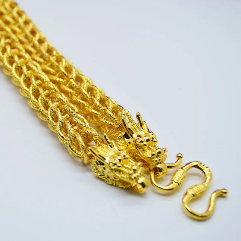 New Gold Store Same Style Men's Gold Necklace 9999 24K Real Gold Guanyin Buddha Brand Luxury AU750 Jewelry