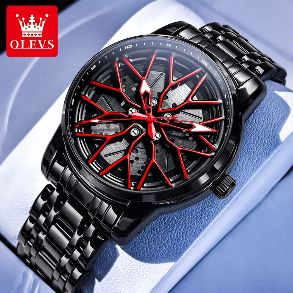Montre squelette Élégance en acier inoxydable
