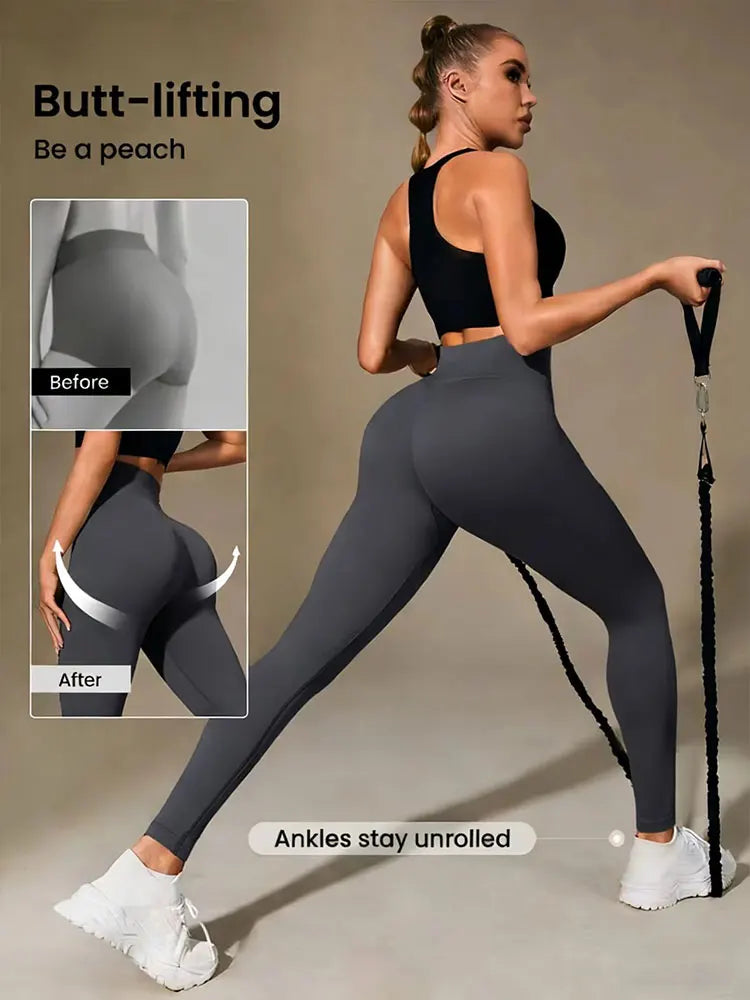 Leggings Performance Taille Haute - Parfait pour le Yoga, la course et le Quotidien