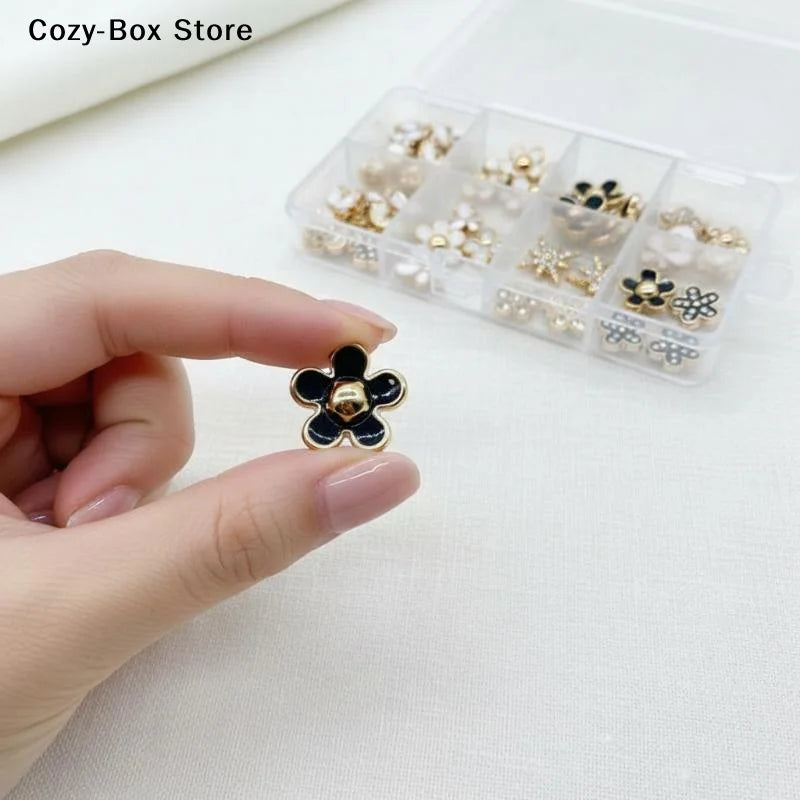 [ZY]3D Cute Pearl Shoe Charms Set For Slide Sandals Garden Shoes DIY Clogs Decoration Shoe Buckle Pins Shoe Decoration Gifts[ZY]