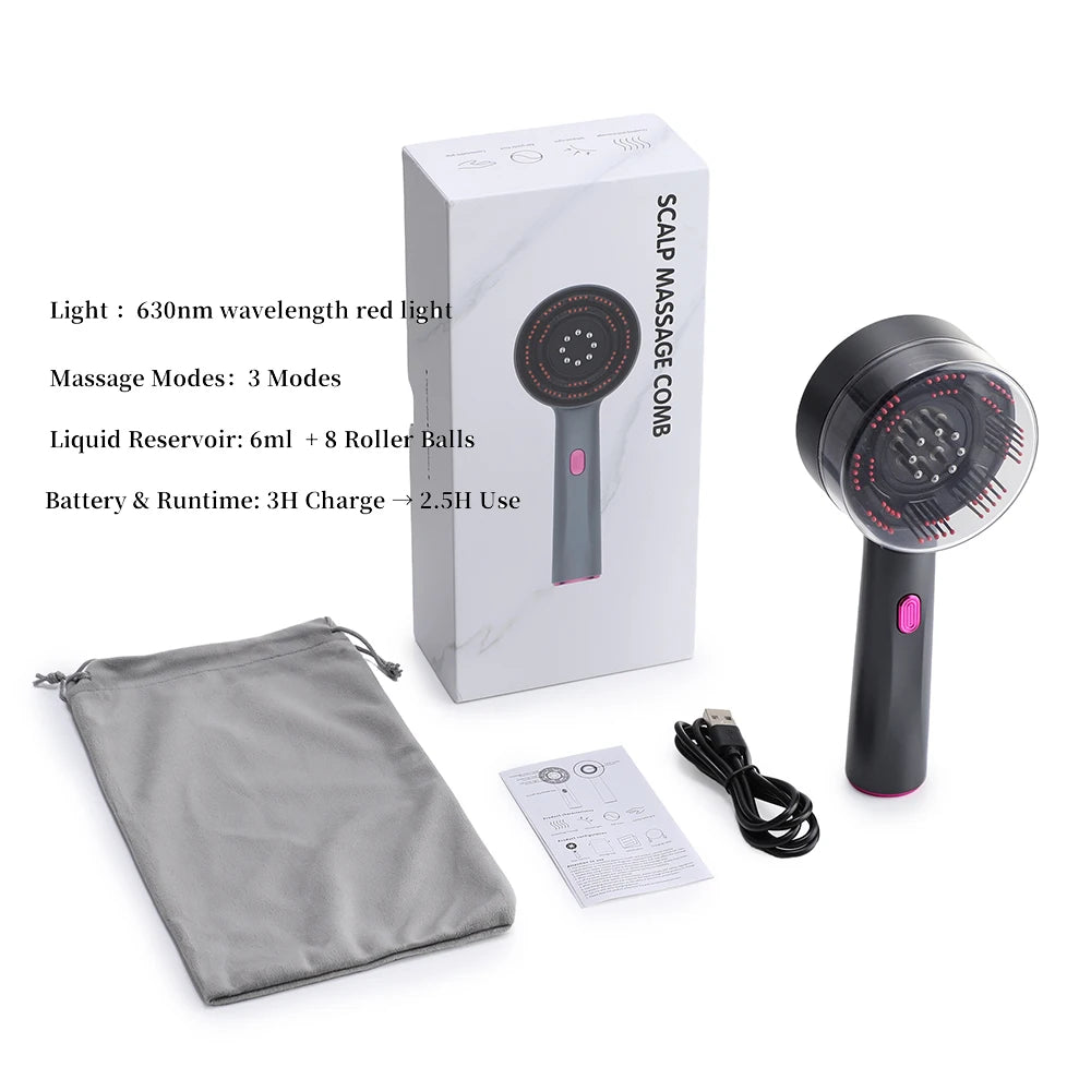 Appareil de Massage Capillaire Multifonction - Scalp Pro - Nutrition et Revitalisation