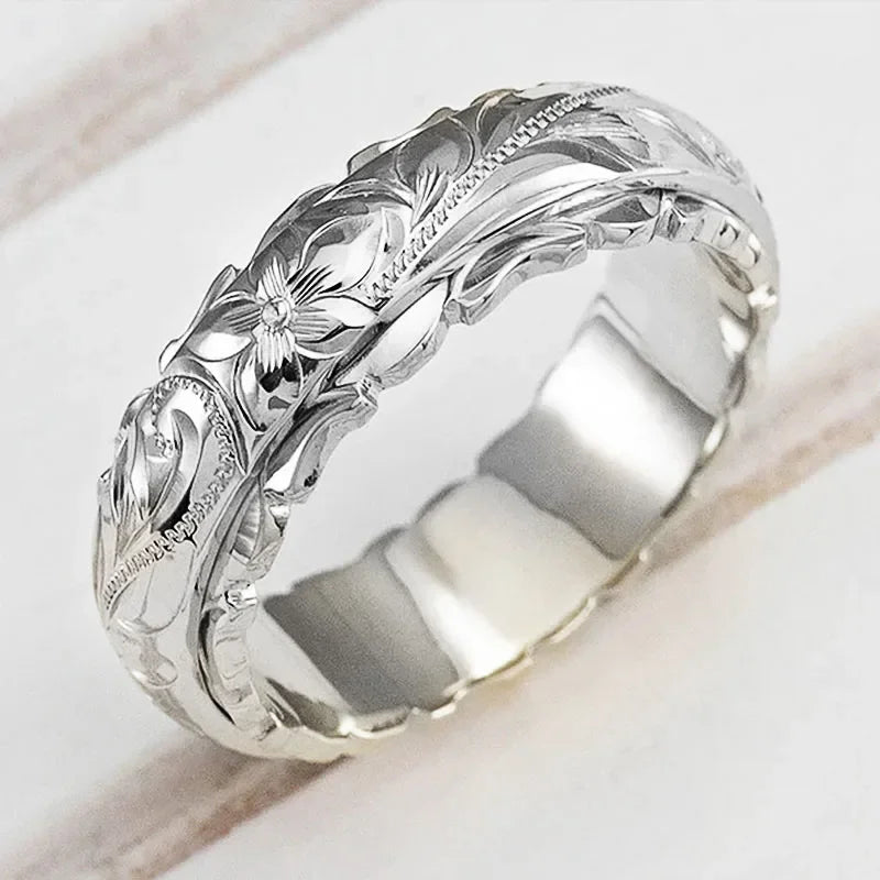Anillos Fashion Craved Design Women Engagement Rings Delicate Birthday Gift Proposal Ring For Lover Trendy Jewelry Tentacles