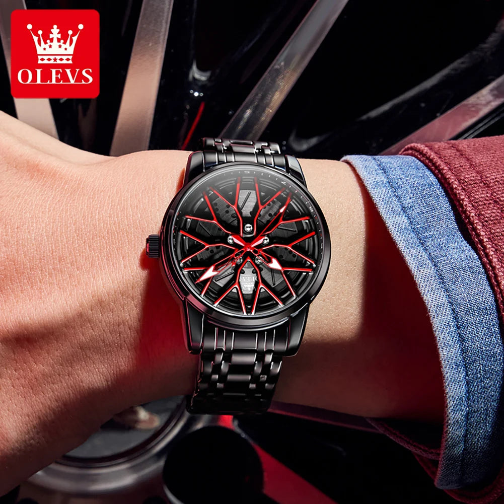 Montre squelette Élégance en acier inoxydable