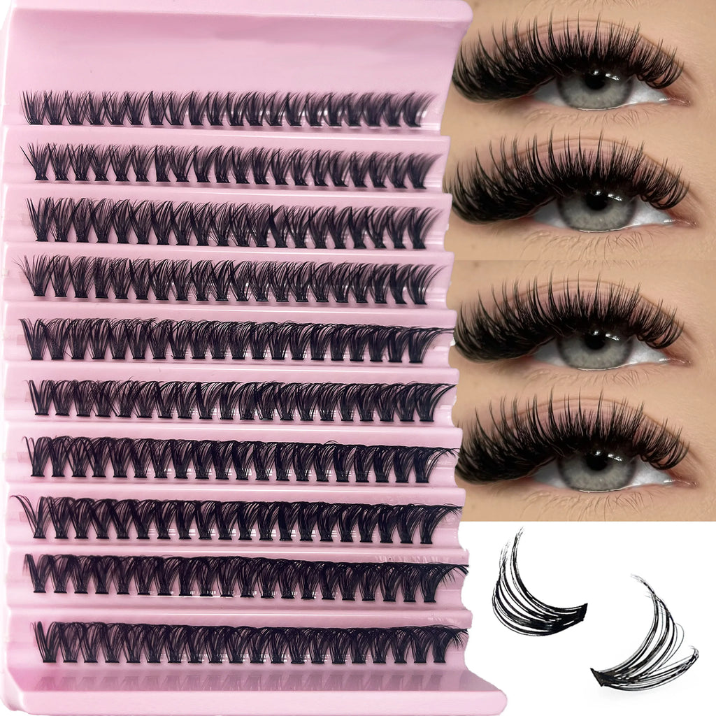 Extensions de Cils individuelles - Effet Naturel Style Salon à la Maison