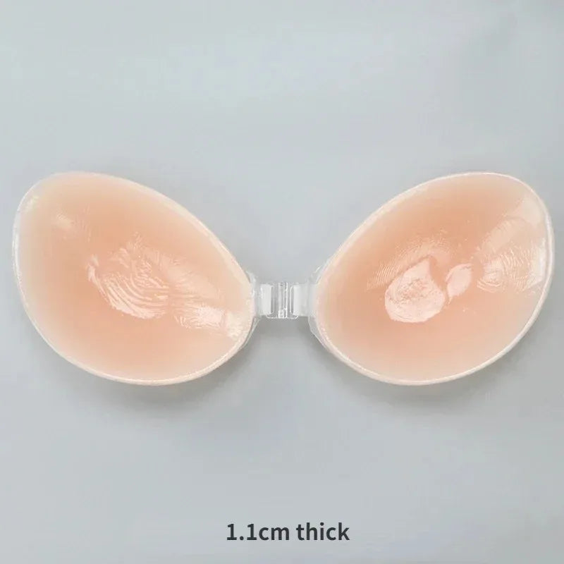 Soutien - gorge adhésif invisible , push-up - Effet naturel et confort