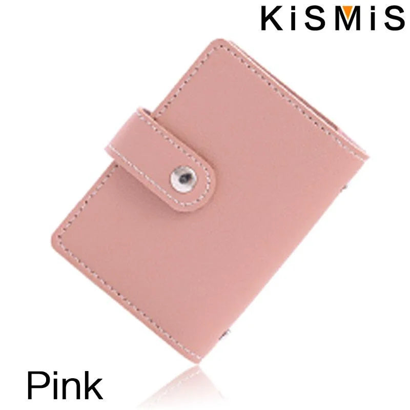 Portefeuille en cuir pour cartes - Protection RFID avec 26 compartiments
