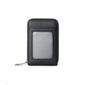 1pc Organ Card Bag Korean Edition Portable Women's Short Bank Card Cover Business Card Clip Zipper Vertical Handheld Bag
