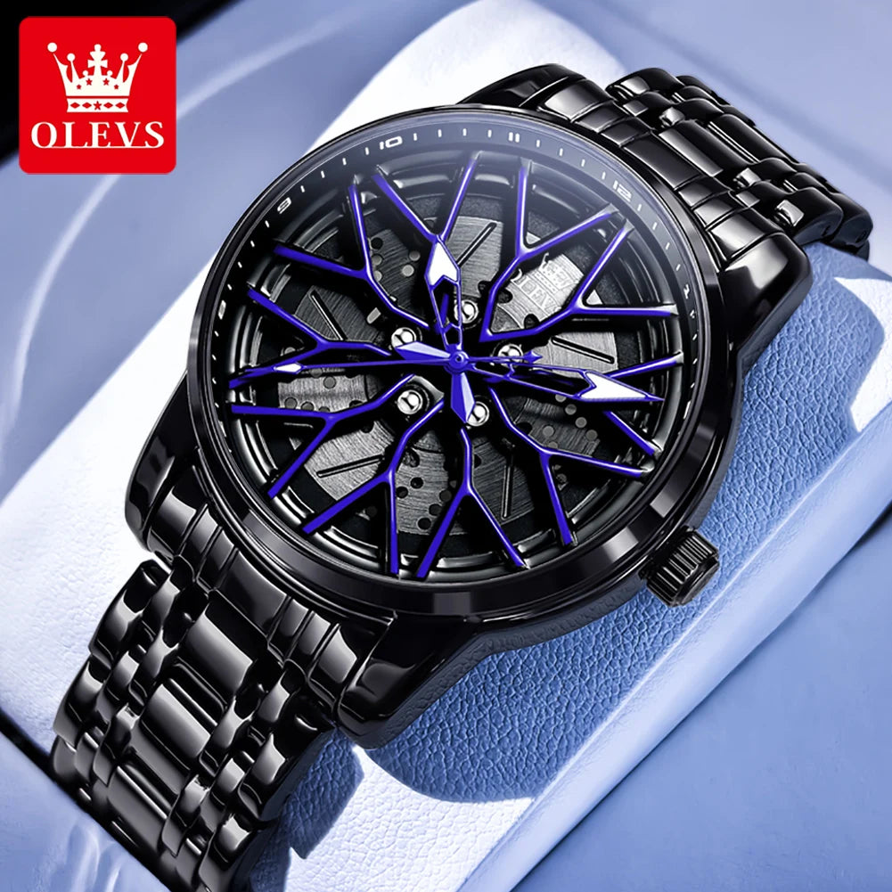 Montre squelette Élégance en acier inoxydable