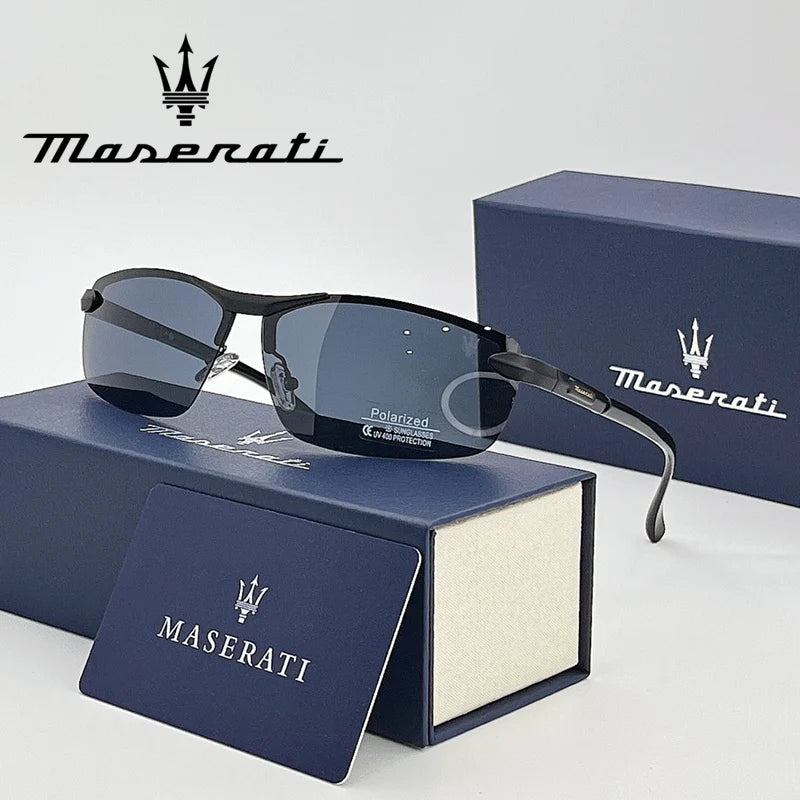 MASERATI Luxury Sunglasses High End for Men Women Polarized UV400 Driving Glasses Classic Style Premium Quality Fashion Design