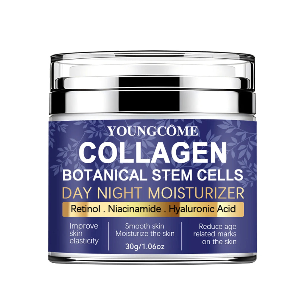 Crème Revitalisante aux Cellules Souches et Collagène - Éclat Jeunesse