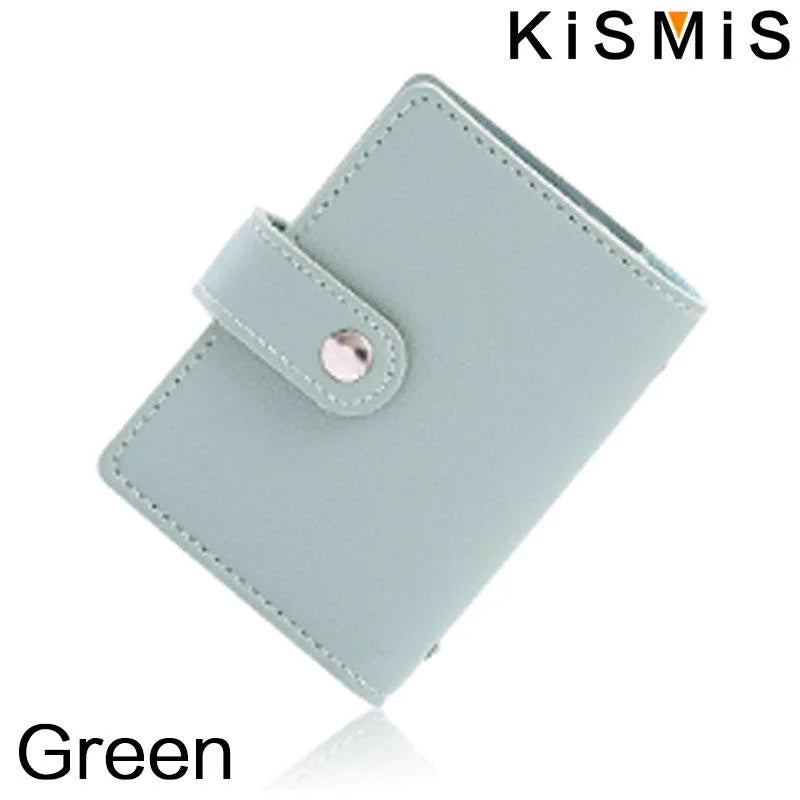 Portefeuille en cuir pour cartes - Protection RFID avec 26 compartiments