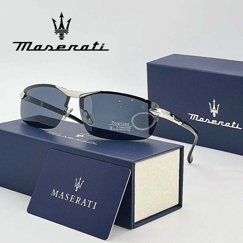 MASERATI Luxury Sunglasses High End for Men Women Polarized UV400 Driving Glasses Classic Style Premium Quality Fashion Design
