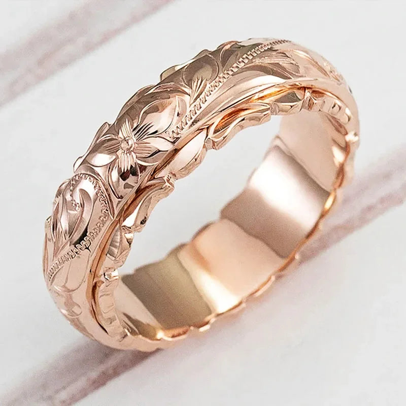 Anillos Fashion Craved Design Women Engagement Rings Delicate Birthday Gift Proposal Ring For Lover Trendy Jewelry Tentacles