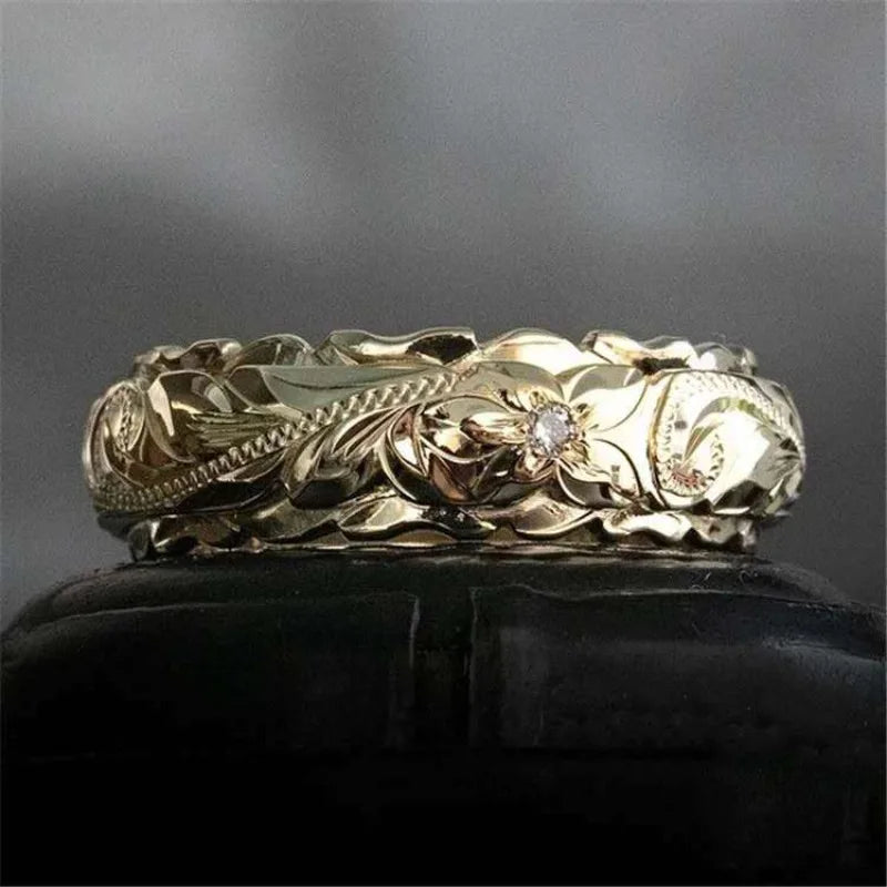 Anillos Fashion Craved Design Women Engagement Rings Delicate Birthday Gift Proposal Ring For Lover Trendy Jewelry Tentacles