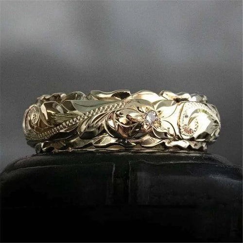 Fashion Rings Craved Design Women Engagement Rings Delicate Birthday Gift Proposal Ring For Lover Trendy Jewelry Tentacles
