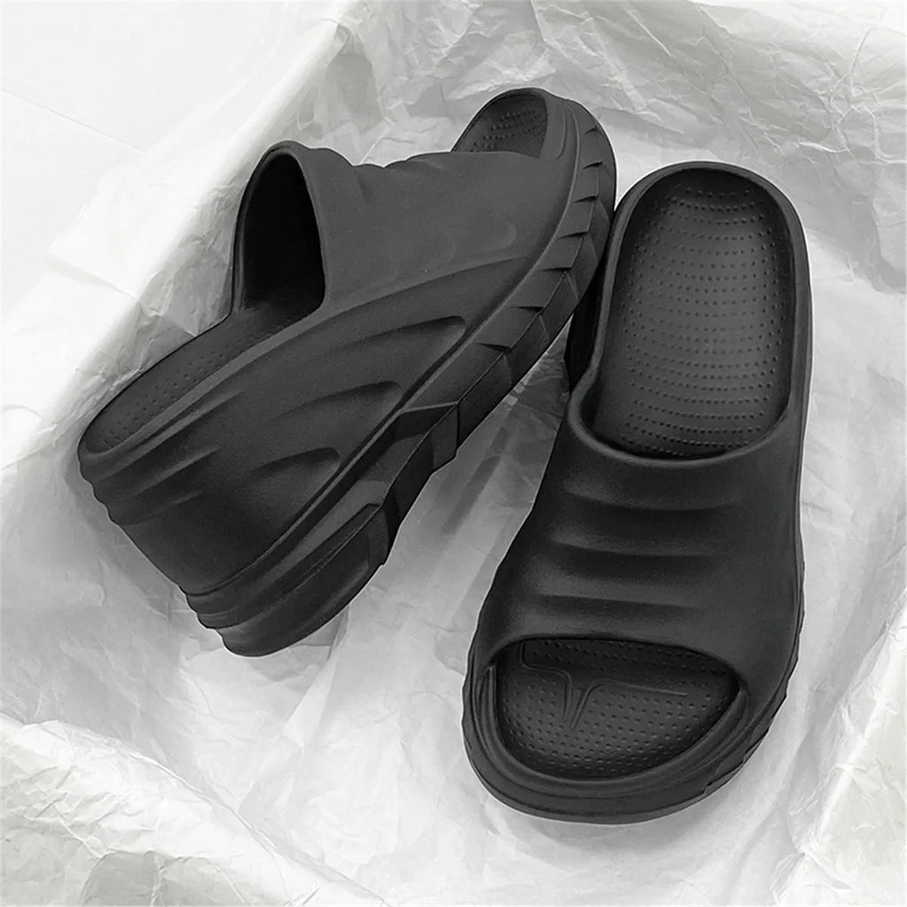 Sandales Compensées Chunky 8cm - Style Moderne et Waterproof
