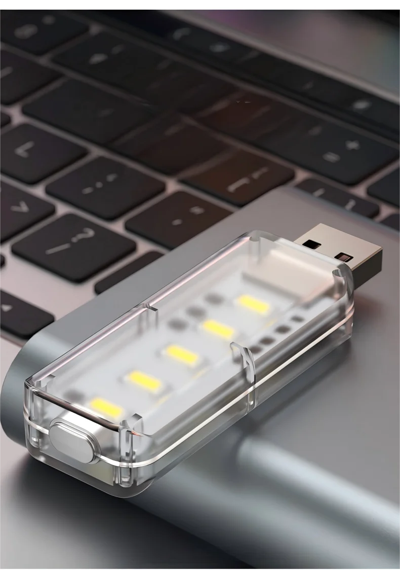 10LEDs USB Touch Dimming Night Light 5V Portable 3000K/6500K Bulb for Bedroom Study PC Laptop Mobile Power Bank Plug in Lighting