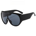 New Fashonable Oversized One-piece Luxury Sunglasses For Women Men Big Goggles Sports Sun Glasses Trendy Shades UV400 Eyewear