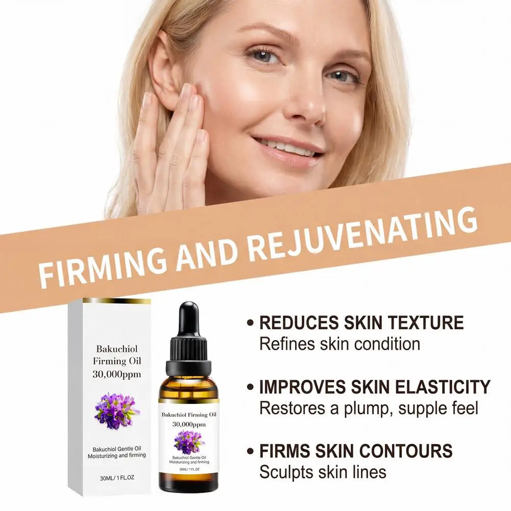 Bakuchiol Face Serum Anti Aging Wrinkle Removal Essential Oil Firming Lifting Moisturizing Facial Essence Skin Care 30ml