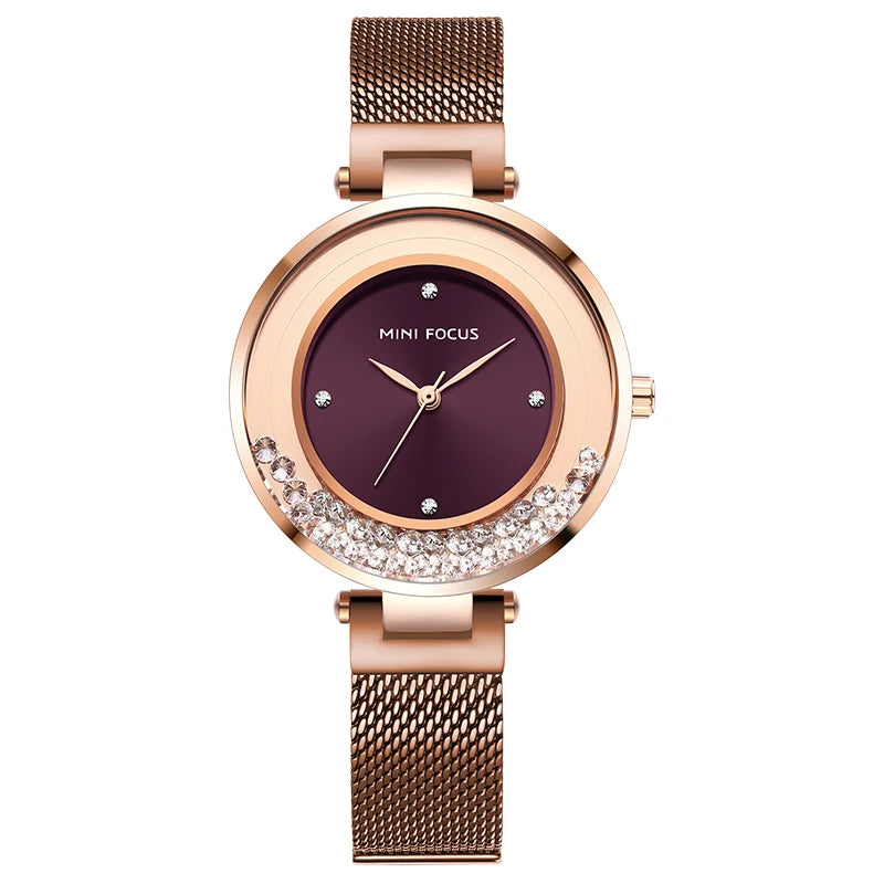 Montre femme tendance Mini focus, Cadran créatif et design étanche