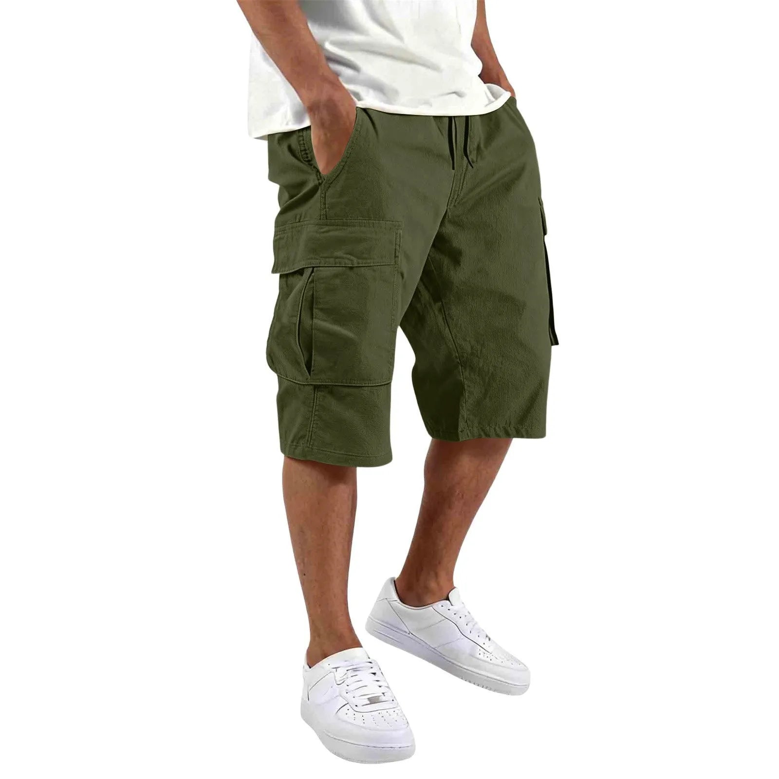 Short Cargo - Utility-Multi-poches, taille élastique et confort estival