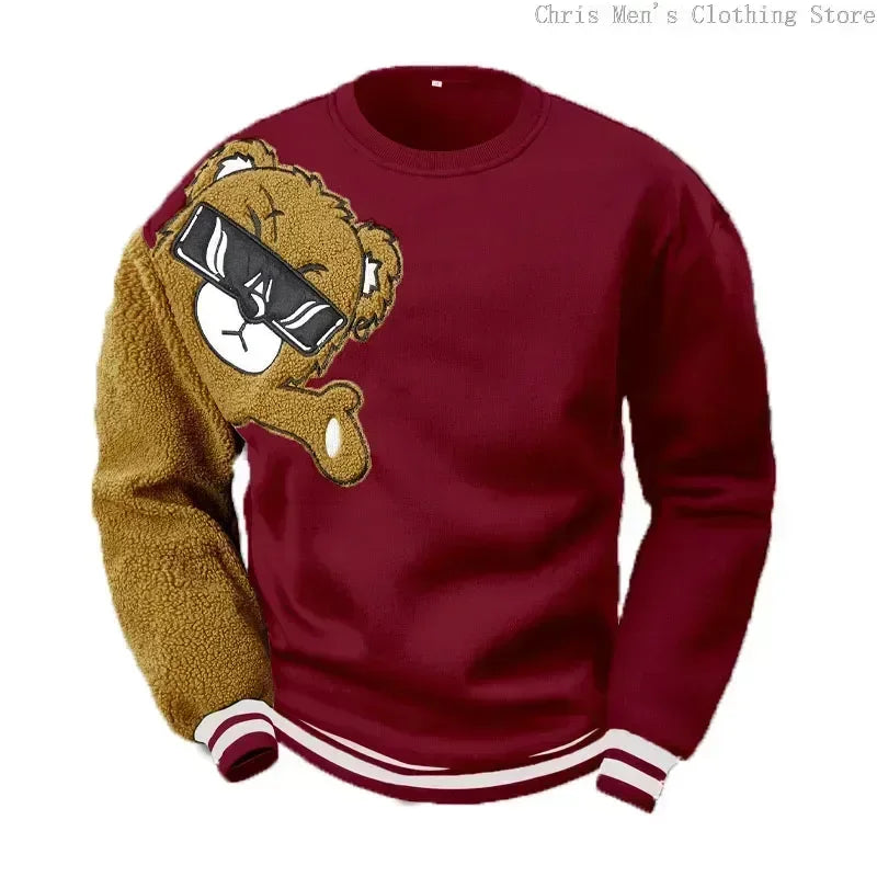 Sweatshirt - Odi's Classic - Broderie ours, style urbain et confortable