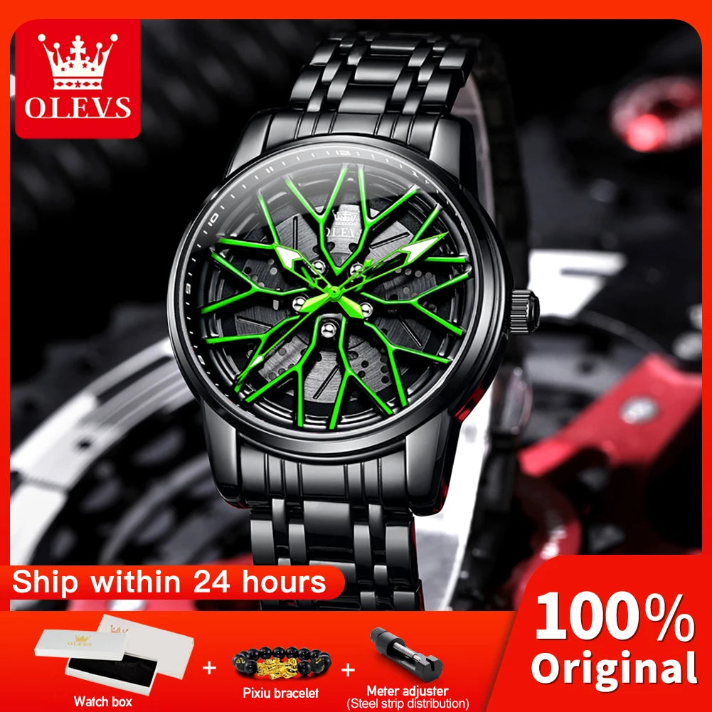 Montre squelette Élégance en acier inoxydable