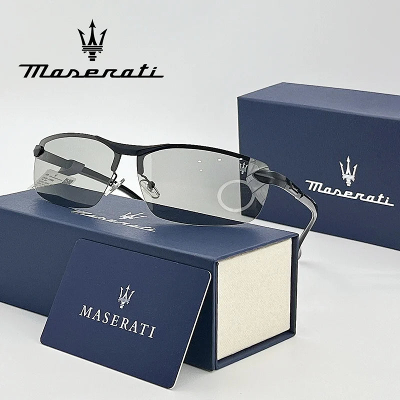MASERATI Luxury Sunglasses High End for Men Women Polarized UV400 Driving Glasses Classic Style Premium Quality Fashion Design