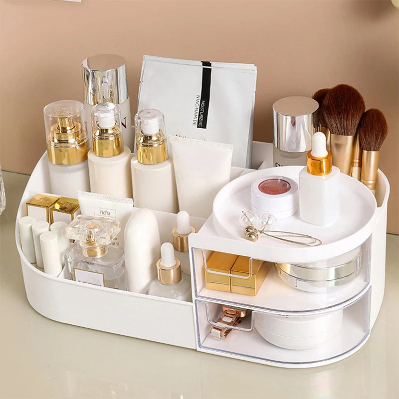 Station de Rangement Maquillage - Élégance et Modulaire