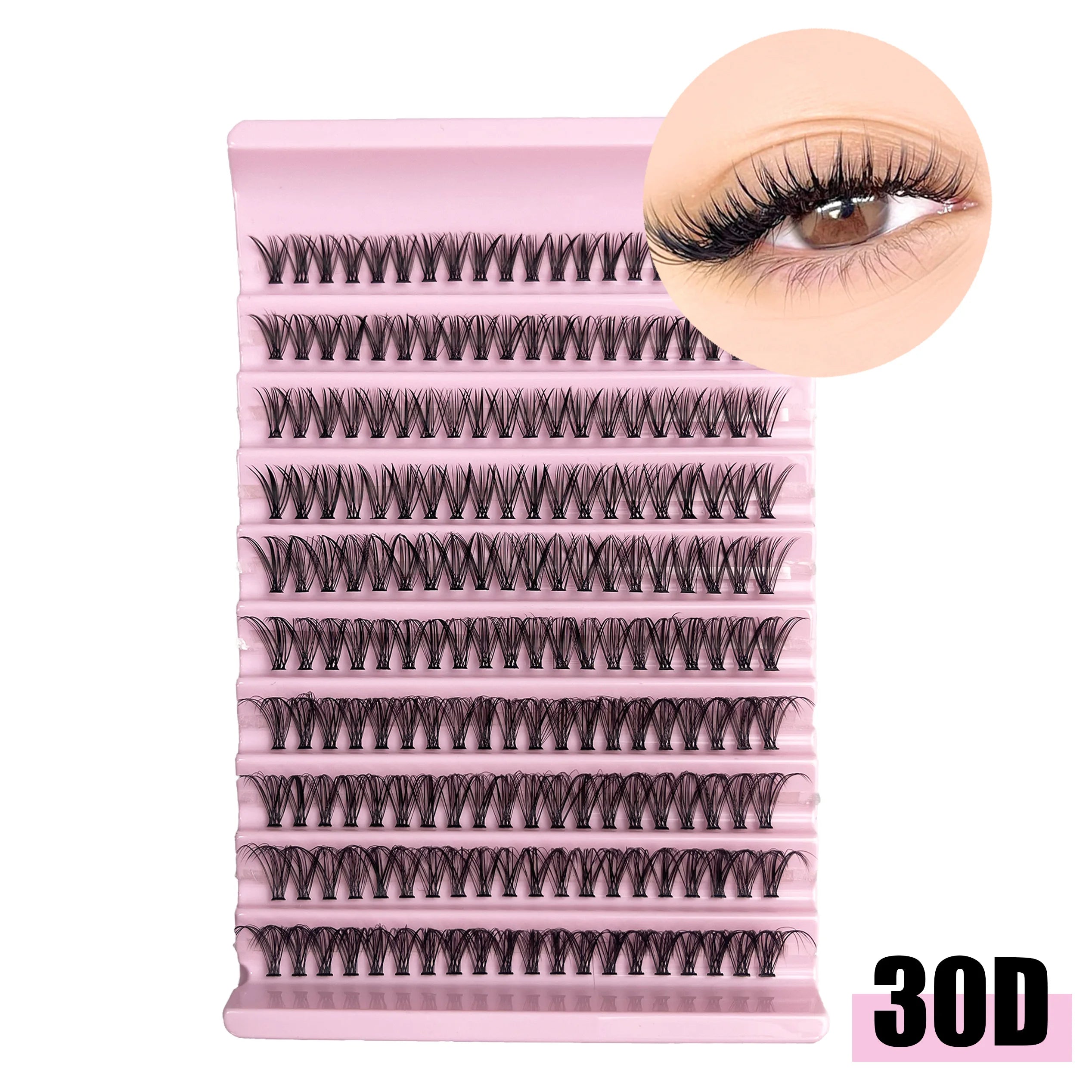 Extensions de Cils individuelles - Effet Naturel Style Salon à la Maison