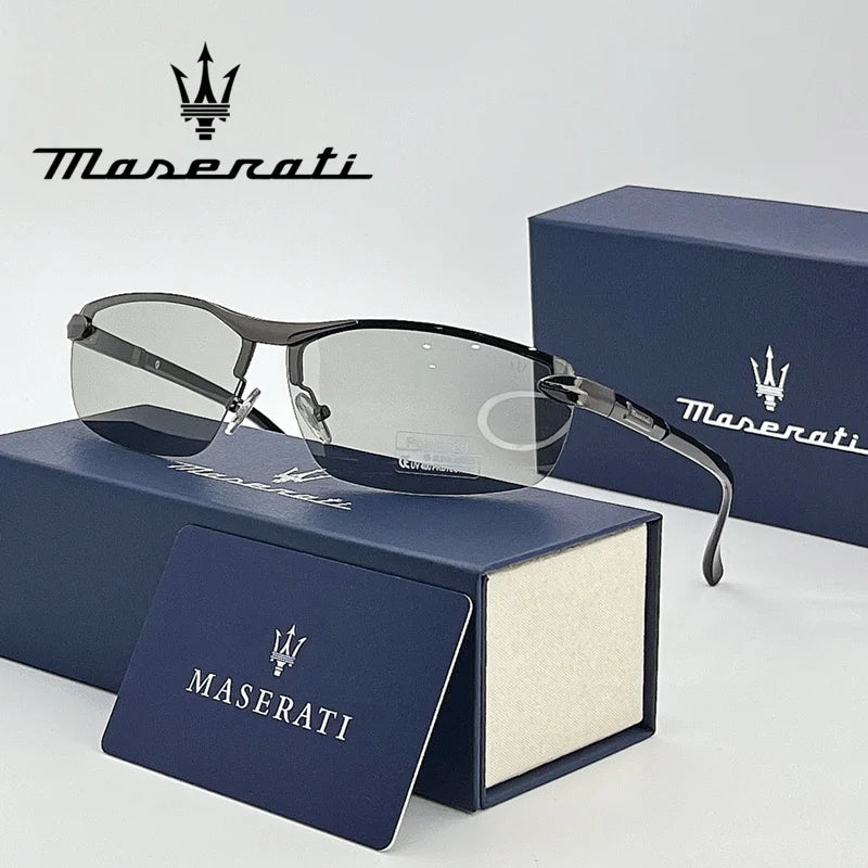 MASERATI Luxury Sunglasses High End for Men Women Polarized UV400 Driving Glasses Classic Style Premium Quality Fashion Design