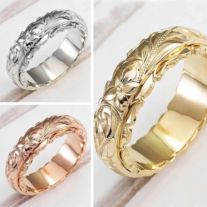 Anillos Fashion Craved Design Women Engagement Rings Delicate Birthday Gift Proposal Ring For Lover Trendy Jewelry Tentacles