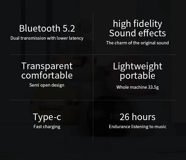 J97 TWS Bluetooth Earphone True Wireless Earbuds In-Ear Headphones Touch Control Waterproof Sports Headest With Mic For Phone