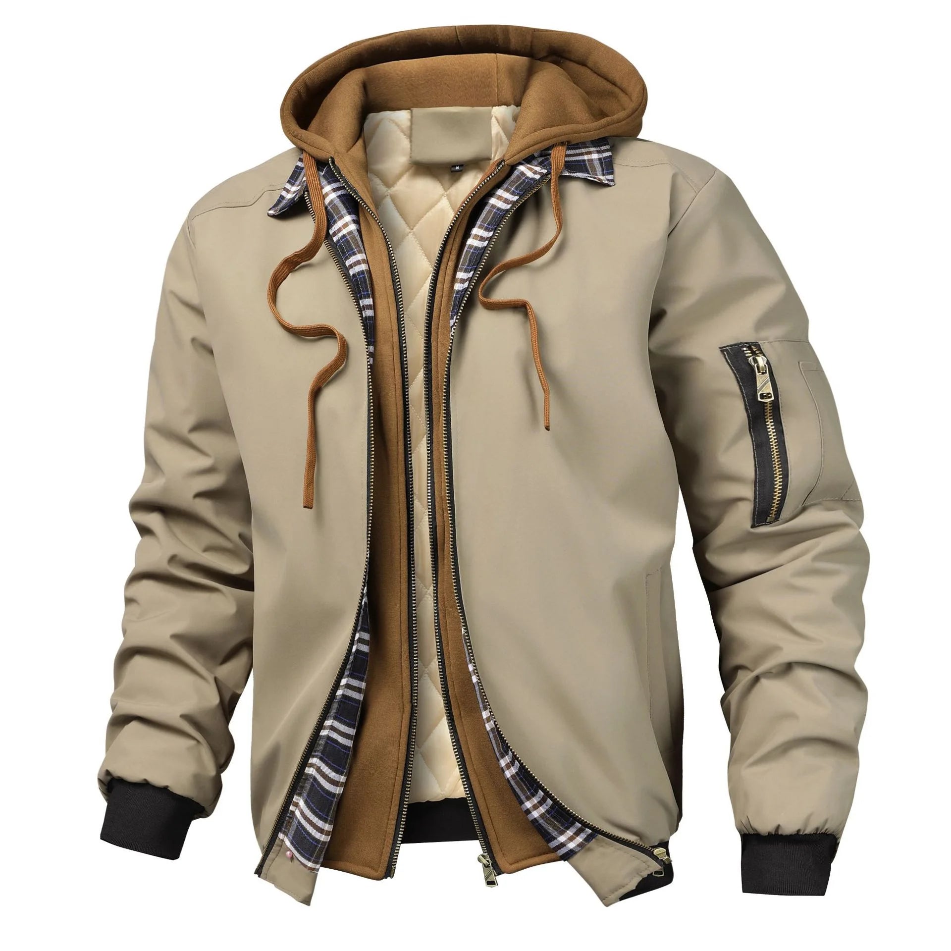 Veste New Fashion - Color -Block - Coupe courte, style superposé, confort premium