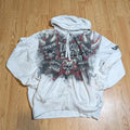 Hoodie - Gothic y2k - Design personnalisé, style grunge, coupe zippée