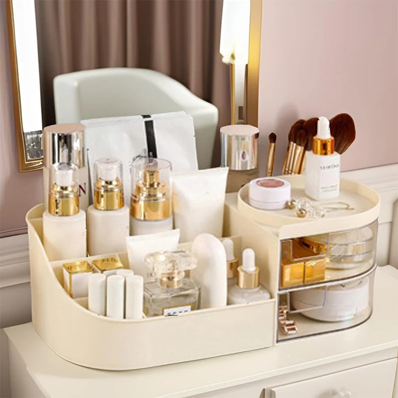 Station de Rangement Maquillage - Élégance et Modulaire