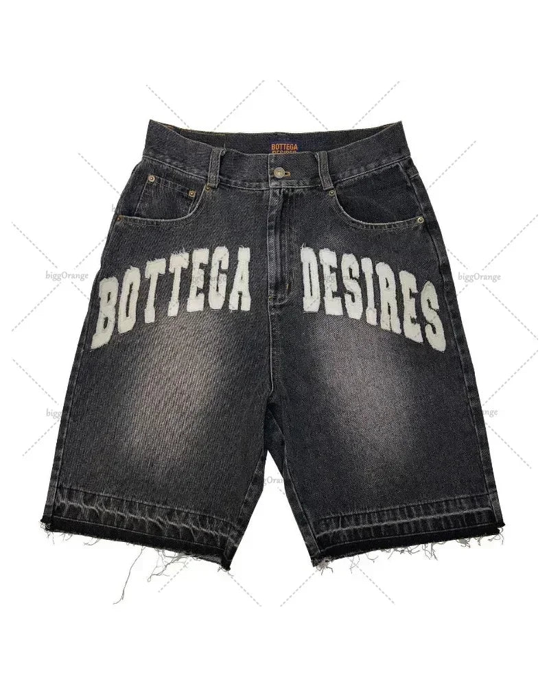 Short - Grunge Fusion - Style unisexe, taille haute et look urbain