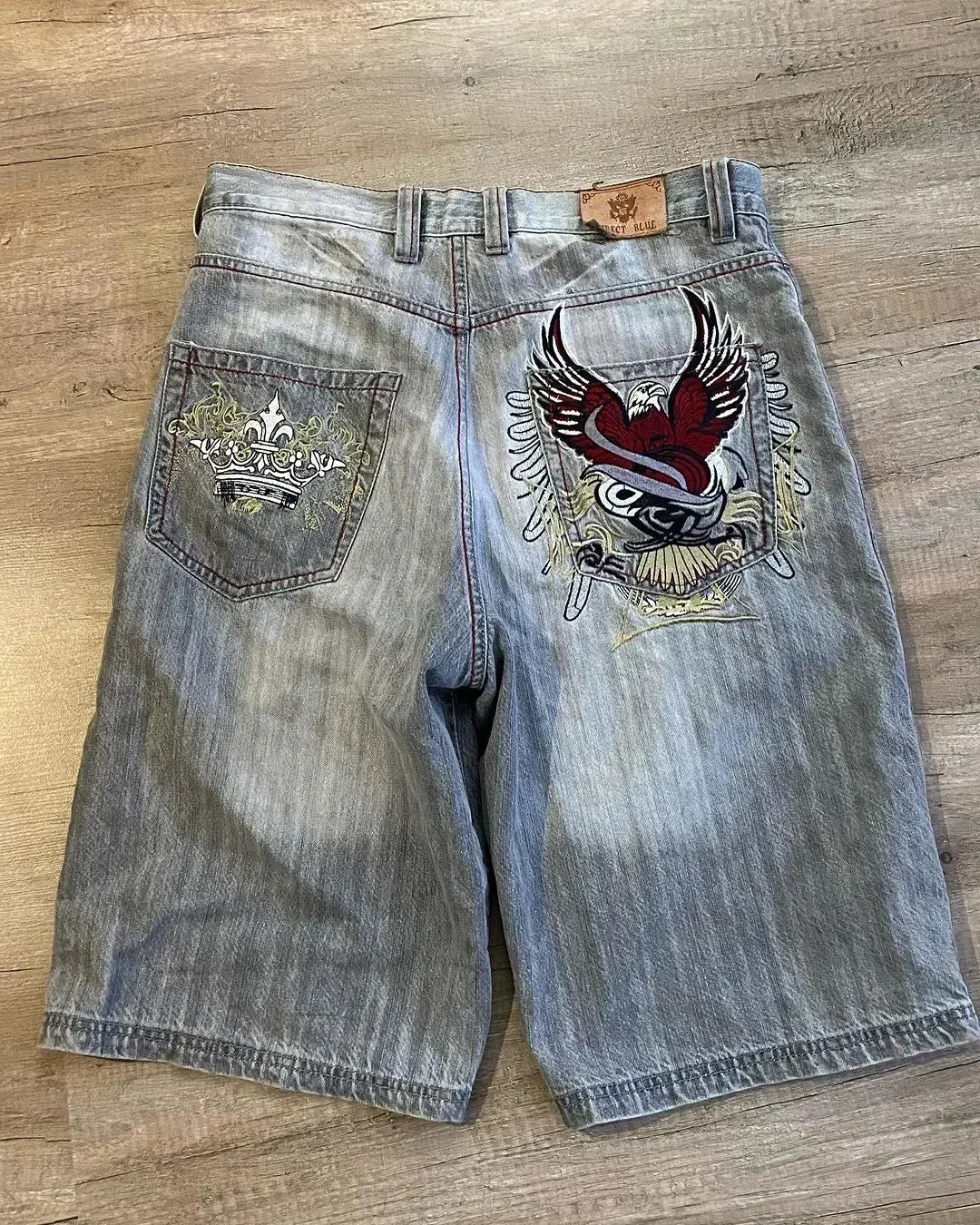 2025 Summer Y2K Skull Pattern Antarctic Vintage Harajuku  Antarctic Shorts Men Women Hip Hop Punk Loose High Waist Sports Shorts