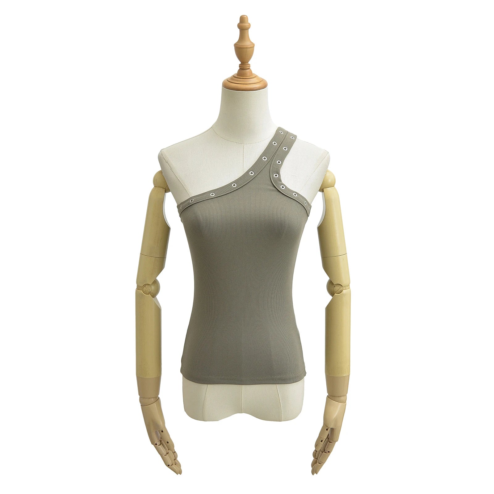 Design Sense Niche Slim Shoulder Slim Sling Summer Slim Chic Shoulder Vest Women Y2k Tops