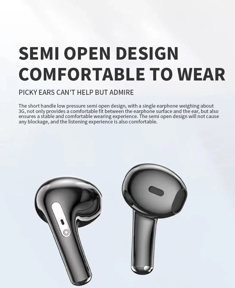 J97 TWS Bluetooth Earphone True Wireless Earbuds In-Ear Headphones Touch Control Waterproof Sports Headest With Mic For Phone